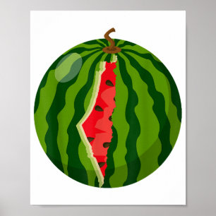 Palästinensische Karte Watermelon Arabische Kallig Poster