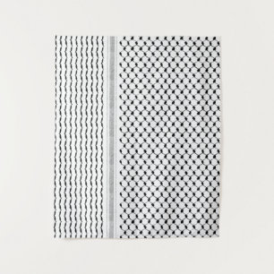 Palästinensische Kufiya-Zoll Wandteppich