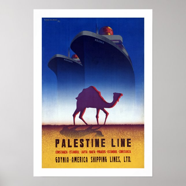 Palästinensische Linie Poster (Vorne)