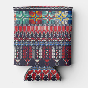 Palästinensische Stickerei Motif Muster. Dosenkühler