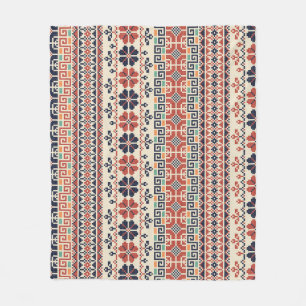 Palästinensische Stickerei Motif: Traditionelle Sc Fleecedecke