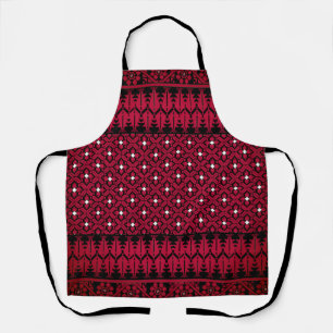 Palästinensische Stickerei Tatreez gedrucktes Desi Schürze