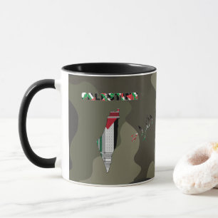 Palästinensische Tasse - palästinensische Scarf-Ta