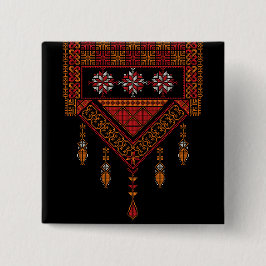Palästinensische Tatreez Embroidery | Palestine Ar Button