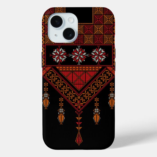 Palästinensische Tatreez Embroidery | Palestine Ar Case-Mate iPhone Hülle (Rückseite)