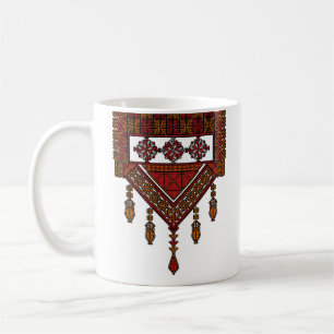Palästinensische Tatreez Stickerei - Museo Cantona Kaffeetasse