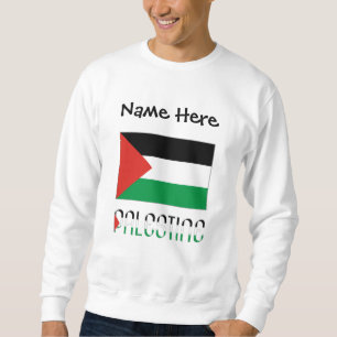 Palästinensische und palästinensische Flagge Perso Sweatshirt