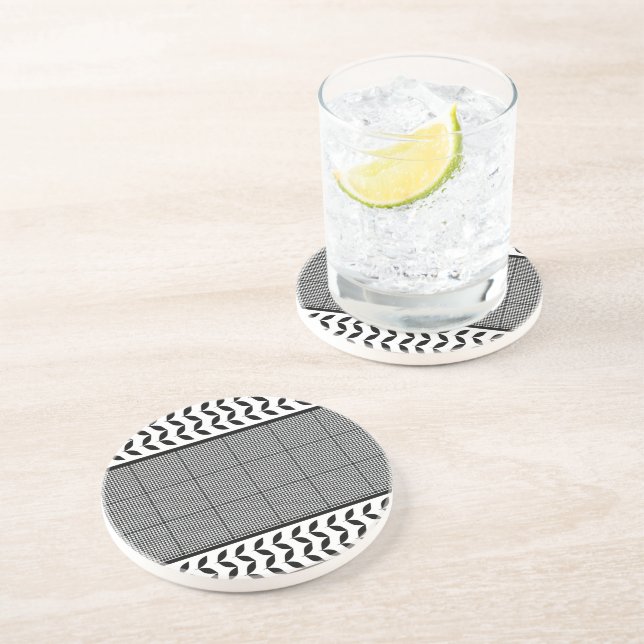 Palästinensische Untersetzer - Palästina-Keffiyeh- (Seite)