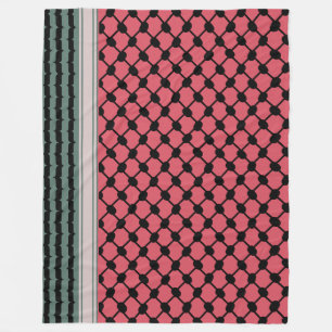 Palästinensische Wassermelone Hatta Keffiyeh Kufiy Fleecedecke