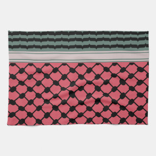 Palästinensische Wassermelone Hatta Keffiyeh Kufiy Geschirrtuch