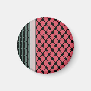 Palästinensische Wassermelone Hatta Keffiyeh Kufiy Magnet