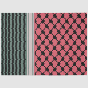 Palästinensische Wassermelone Hatta Keffiyeh Kufiy Seidenpapier