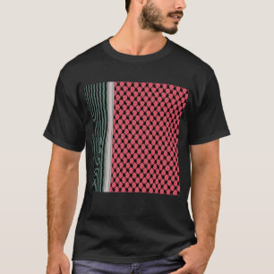 Palästinensische Wassermelone Hatta Keffiyeh Kufiy T-Shirt