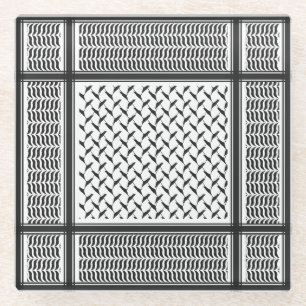 palästinensischer Bürger Glasuntersetzer