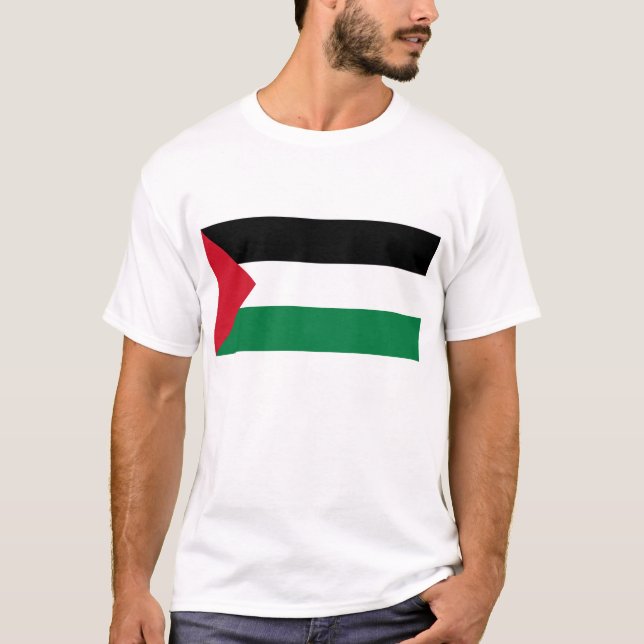 Palästinensischer Flaggen-T - Shirt (Vorderseite)