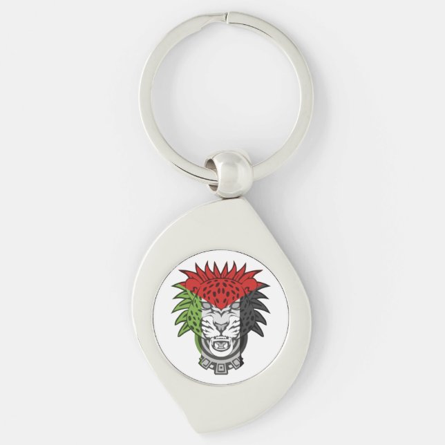 Palästinensischer Löwe - Palästinensische FLAG-Lio Schlüsselanhänger (Vorderseite)