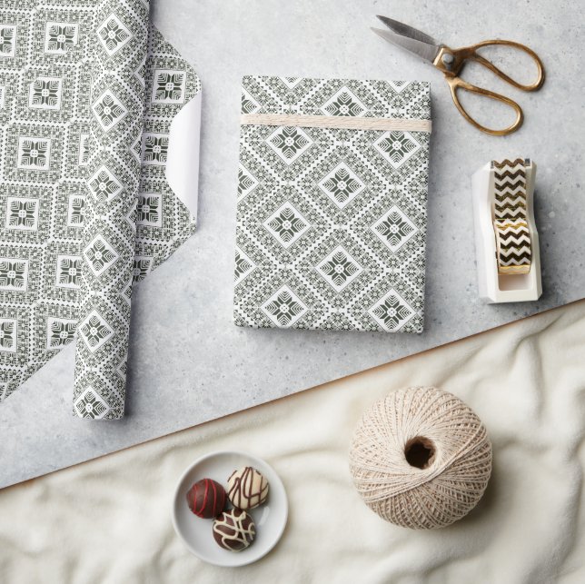 Palästinensischer Stichdruck-Verpackungspapier Geschenkpapier (Kunsthandwerk)