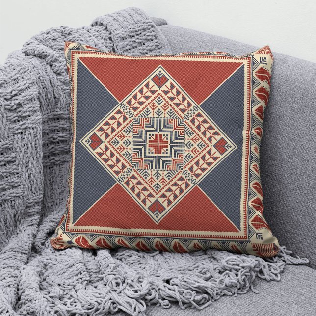 Palästinensischer Tatreez Fashion Throw Kissen 6 (Von Creator hochgeladen)