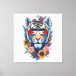 Palästinensischer Tiger - Palästina-FLAG Leinwanddruck