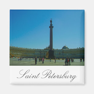 Palastplatz Sankt Petersburg Russland Magnet