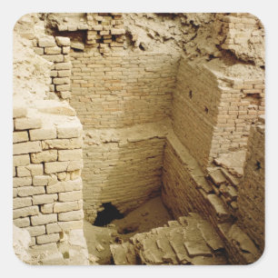 Palastruine Quadratischer Aufkleber