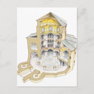 Palatenkapelle. Aachen. Deutschland Postkarte