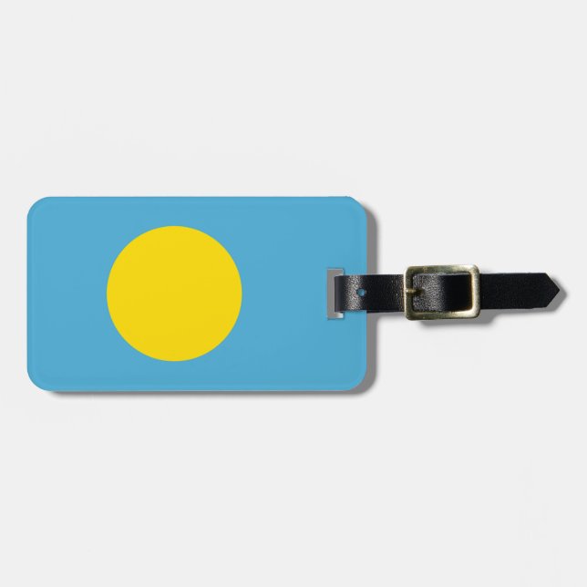 Palau Easy ID Personal Flag Gepäckanhänger (Vorderseite horizontal)
