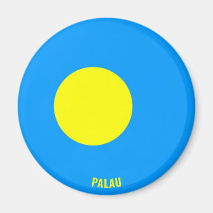 Palau Flag Charming Patriotic Magnet