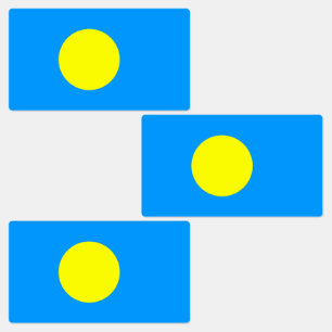 Palau Flag Etiketten