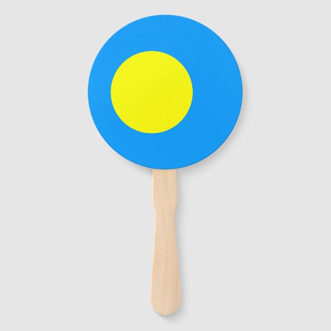 Palau Flag Fächer (Vorderseite)