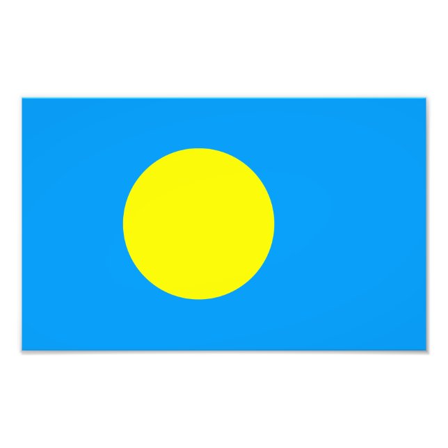 Palau Flag Fotodruck (Vorne)