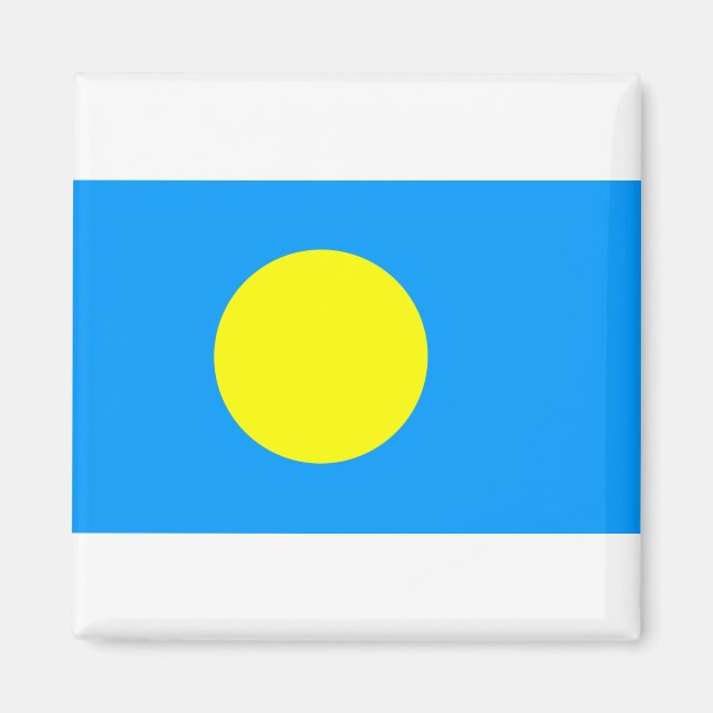Palau Flag Magnet (Vorne)