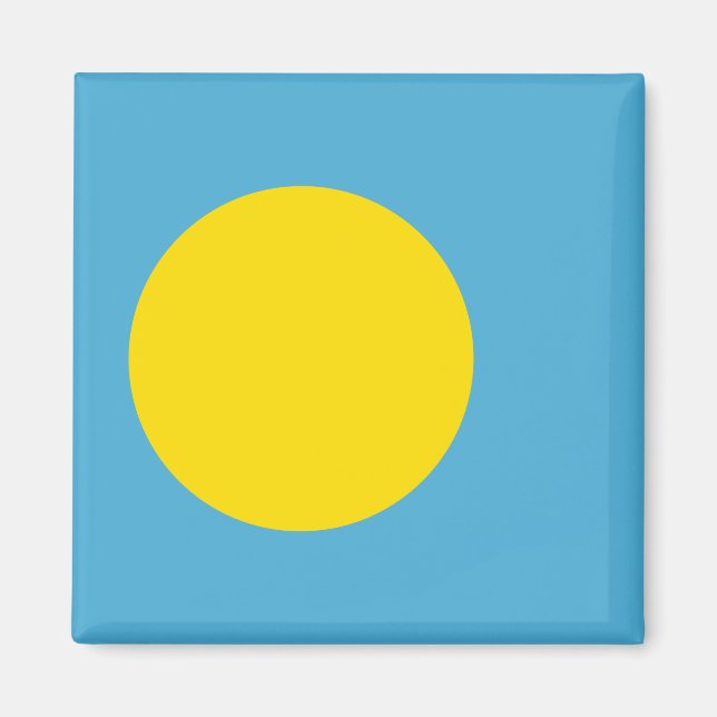 Palau Flag Magnet (Vorne)