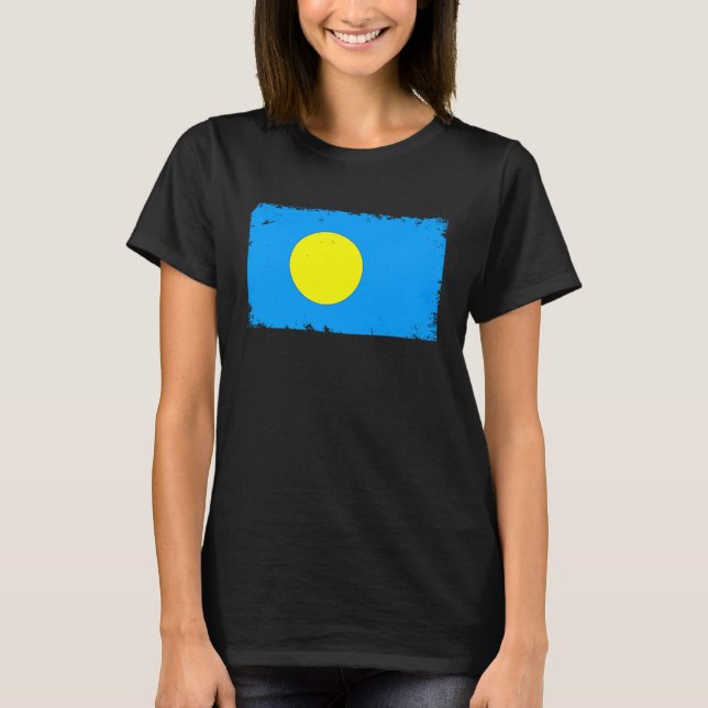 Palau Flag pride Palauan Roots inside Palau T-Shirt (Vorderseite)