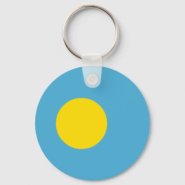 Palau Flag Schlüsselanhänger (Vorderseite)