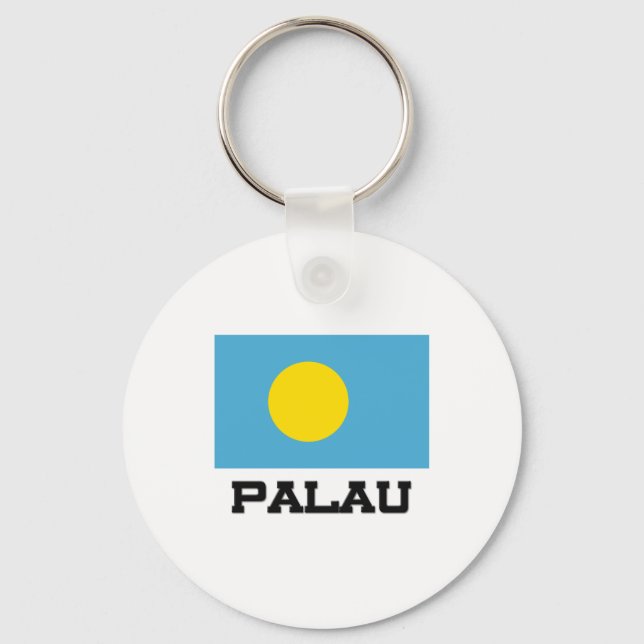 Palau Flag Schlüsselanhänger (Vorderseite)