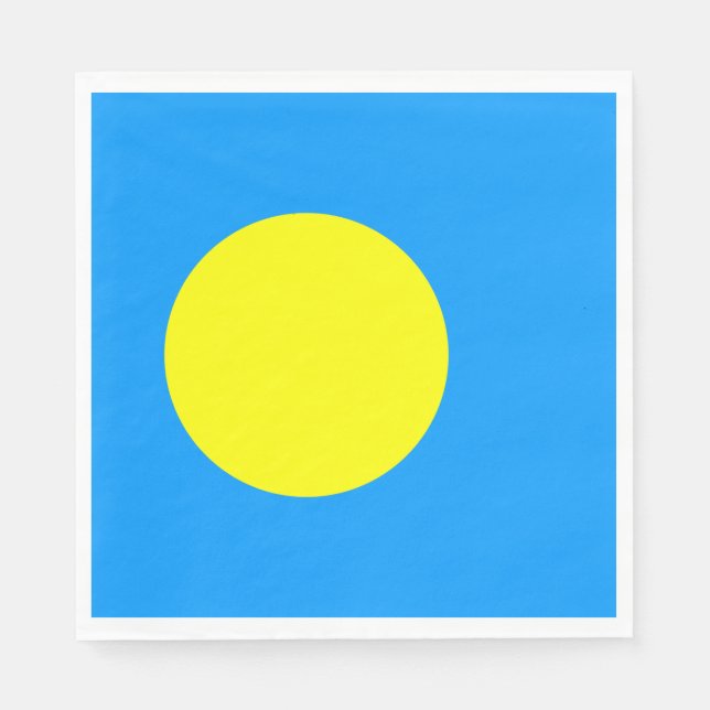 Palau Flag Serviette (Vorderseite)