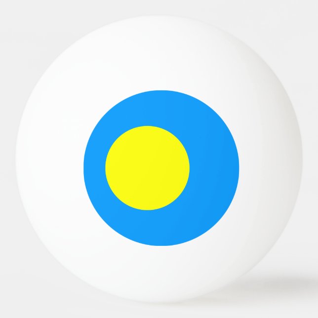 Palau Flag Tischtennisball (Vorderseite)