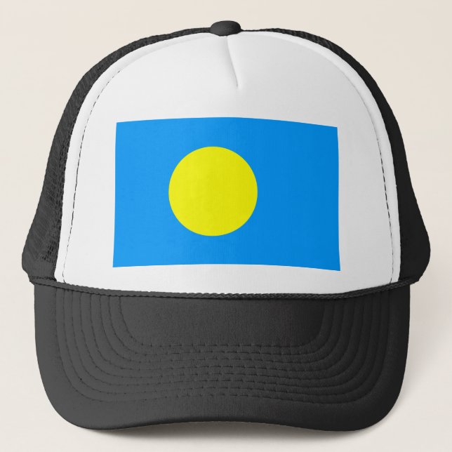 Palau Flag Truckerkappe (Vorderseite)