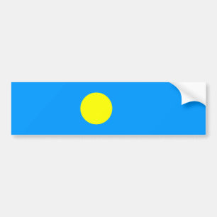 Palau-Flagge Autoaufkleber