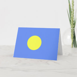 Palau-Flagge Dankeskarte