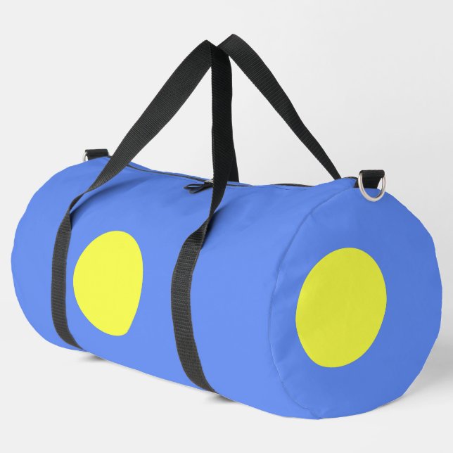 Palau-Flagge Duffle Bag (Linke Ecke)