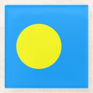 Palau-Flagge Glasuntersetzer
