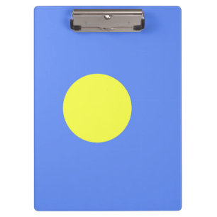 Palau-Flagge Klemmbrett