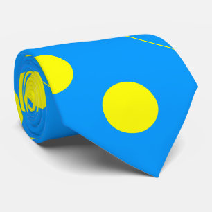 Palau-Flagge Krawatte