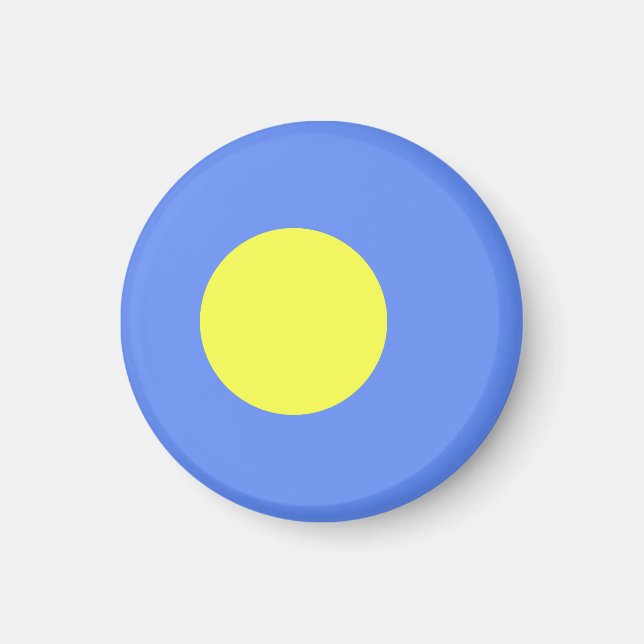 Palau-Flagge Magnet (Vorne)