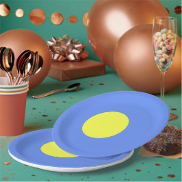 Palau-Flagge Pappteller