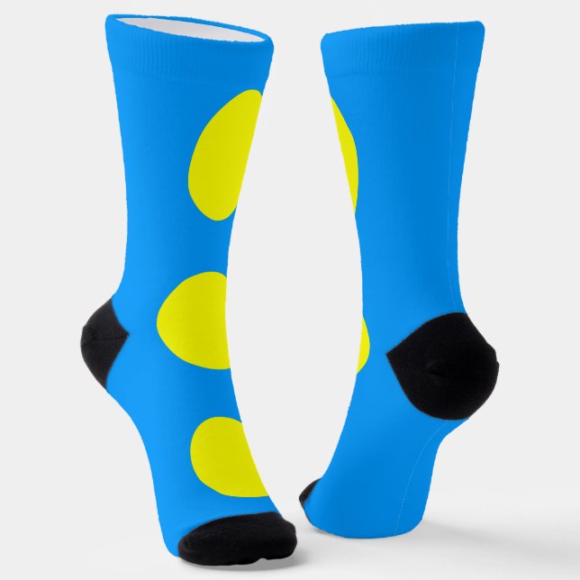 Palau-Flagge Socken (Gewinkelt)