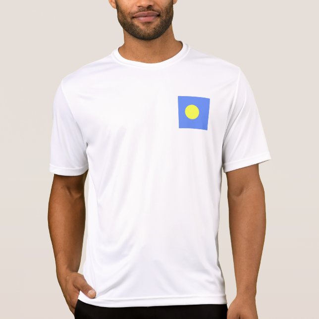 Palau-Flagge T-Shirt (Vorderseite)