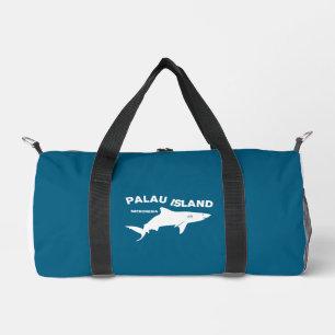 Palau Island Scuba Diving with Sharks Duffle Bag